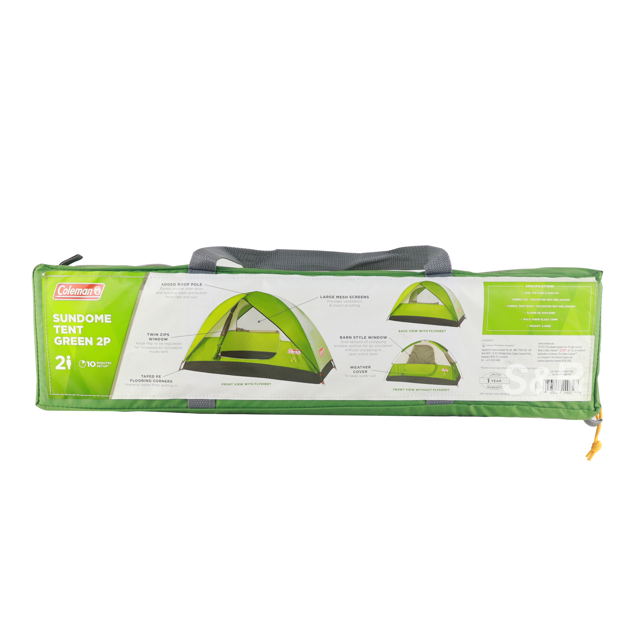 Coleman Sundome Camping Tent 1 set Coleman Sundome Camping Tent 1 set